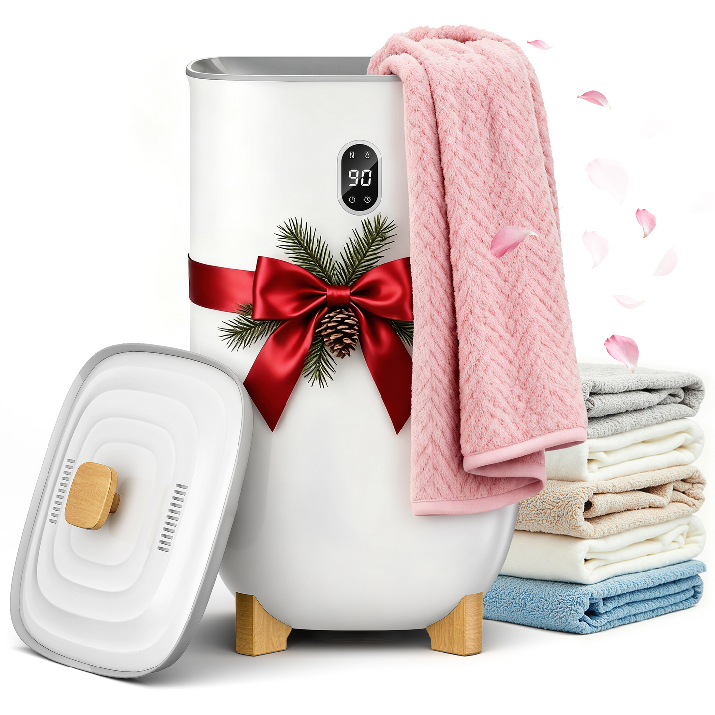 Tehanld Towel Warmers for Bathroom and Home Use, Higher Temperature and Quicker Heating of Towels, Bathrobes and Blankets, Ideal (38L)