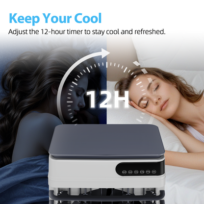 Swamp Cooler Air Conditioners, Large 18.4-Gal Tank for 24/7 Cooling, 4-IN-1 Portable Evaporative Cooler with LED Touch Screen, 3 Fan Speeds,12H Timer and Remote, 1500 sq ft, Ideal for Large Rooms