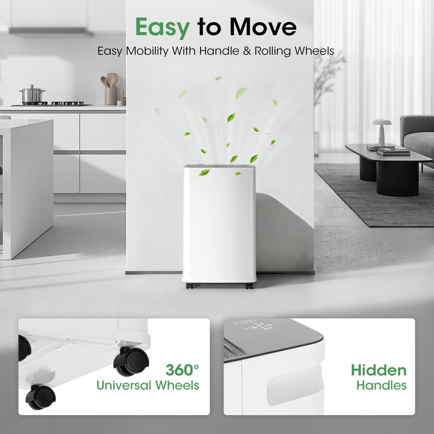 2500 sq.ft Dehumidifier for Basement, Smart APP WiFi Control,35 Pint Dehumidifiers for Home with Drain Hose, 24H Timer & Child Lock, Quiet & Eco, Ideal for Large Rooms, Bathroom, Bedroom
