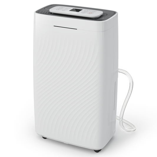 Tehanld Max 82 Pint Dehumidifier for Basement With Drain Hose, Large Dehumidifier for 5000 Sq Ft, 4 Modes, 1.6 Gal Tank, 40dB Quiet, Child Lock, Ideal for Basement, Home, Garage