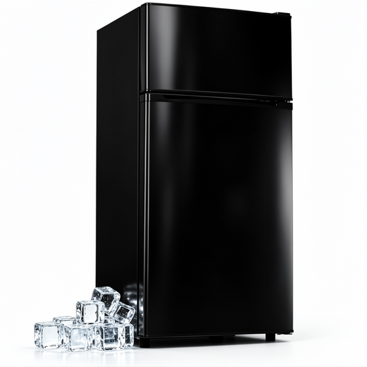 Tehanld 4.4 Cu.Ft Fridge Freezer for Dorm/Office, 2-Door, Quiet